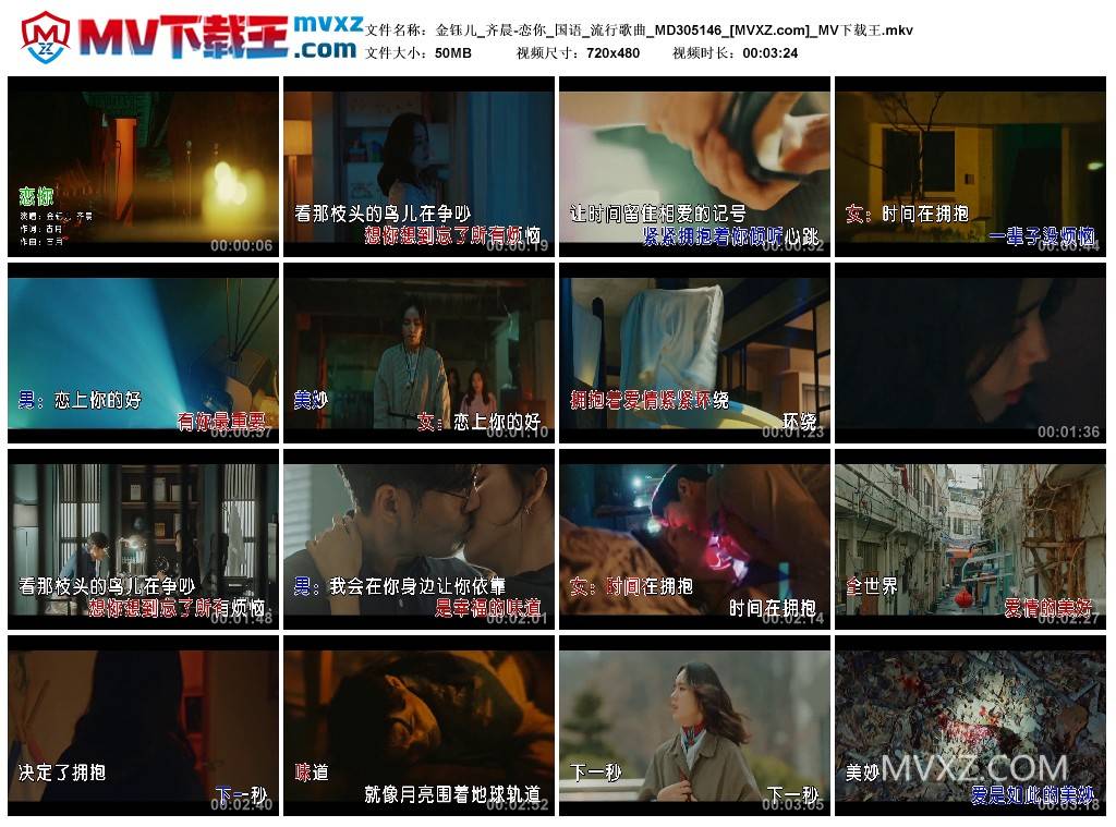 金钰儿_齐晨-恋你_国语_流行歌曲_MD305146